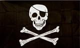 from Another Quality product supplied by klicnow.com Jolly Roger Pirate Flag (with Patch) 5ft x 3ft Model 22498SMF-prt