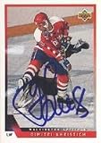 Steve Konowalchuk, Washington Capitals, 2000 Pacific Paramount Autographed Card