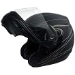 GMAX GM44S SPC Modular Flip Motorcycle Helmet - Flat Black - Silver Derk