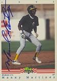 Manny Martinez, Modesto A's - Athletics Affiliate Autographed Card
