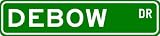 DEBOW Street Sign ~ Personalized Family Lastname Sign ~ Gameroom, Basement, Garage Sign ** ALUMINUM