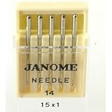 Janome Sewing Machine Needle Universal Size 14 in 5 Needles per Pack