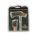 Rivers Edge Deer Antler Corkscrew and Bottle Stopper