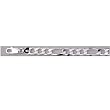 STERLING SILVER FIGARO CHAIN 220 (E-COAT) - 18" 9mm