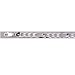 STERLING SILVER FIGARO CHAIN 220 (E-COAT) - 18" 9mm