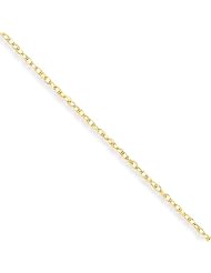 1.05mm, 14 Karat Gold, Cable Rope Chain - 16 inch