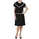 Larry Levine Short Sleeve Dress Suit