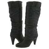 MALOLES Botin 6 Leather Crush Boot in Black
