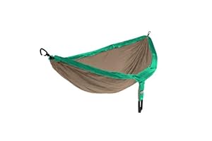 Eagles Nest Outfitters DoubleNest Hammock, Emerald/Khaki (FFP)