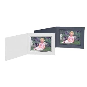 Cardboard-Photo-Folders-w-Foil-Border-5x3-1-2-Horizontal-25-Pack-