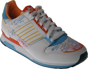 Adidas Mens ZXZ ADV White/Blue/Yellow/Red Running shoe