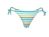 Espirit Lime Striped Tunnel Side Tie Swimsuit Bottoms S