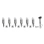 Edelstahl Solarleuchte 6er Set von Maxstore