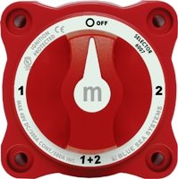 Blue Sea Systems M-Series Battery Switch Selector 6007200 Black
