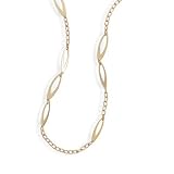 Gold Plated Link Fashion Necklace