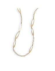 Gold Plated Link Fashion Necklace