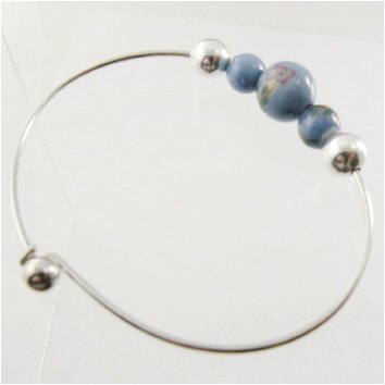 Add A Bead Silver Plate Bracelet Screw Off Ball 4 pc