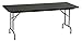 Correll 30"x96" Commercial Duty Folding Table, Black Granite High Pressure Laminate Top, 3/4" Core (CF3096PX-07)