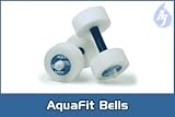 AquaJogger - AP-68 - Aquafit Barbells Water Aerobic Weights - White - Pair of Two