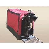 Portable Pet Travel Crate - Medium - Red