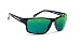 Coyote Eyewear BP-13 Polarized Bi-Focal Reading Sunglasses in Black w/Green Mirror Lens +2.50