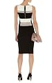 Graphic Block Bandage Knit Dress