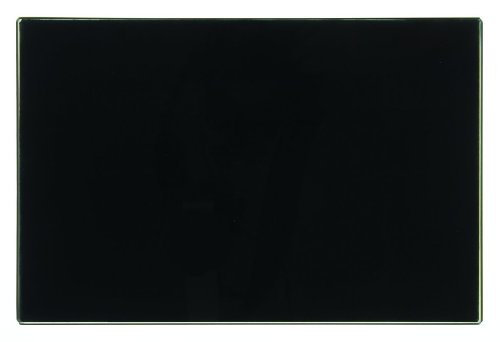 Lifestyle Products, Crystal Black Placematts, Set of 2, Glass, 30 x 20 cms