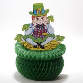 St. Patrick's Day Pot-O-Gold Centerpiece 11in. Pkg 1