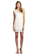 BCBGMAXAZRIA Women's Beti Lace Crochet Mini Dress