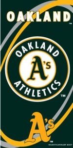 Oakland Athletics Fiber Reactive Pool/Beach/Bath Towel (Team Color)