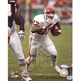 Larry Johnson Chiefs Action 8X10 Photo (AM Auth)