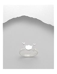 Crab Ring In Sterling Silver