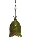 Varaluz 901M01 Banana Leaf Light Mini-Pendant,9-Inch by 19-Inch