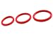 Search : Heart 2 Heart Nitrile Cock Ring, Red, 3-Pack