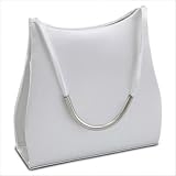 Dyeable White Satin Handbag