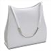 Dyeable White Satin Handbag