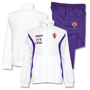11-12 Fiorentina Official Tracksuit - White/Purple 11-12 Fiorentina Official Tracksuit - White/Purple