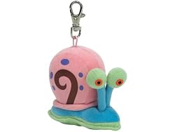 TY Beanie Baby - GARY ( SpongeBob Squarepants - Metal Key Clip )