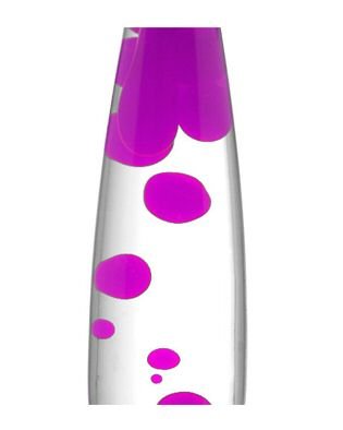 Childrens Toyshop  Third Party New : Purple / Clear Peace Lava Lamp