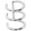 3-Ring Non Pierced Clip On Ball Closure Ring