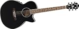 Ibanez AEG Series AEG10E Acoustic Electric Guitar – Black