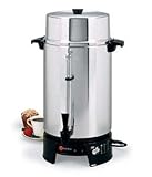 Regal Ware 58010V West Bend 100 Cup 220/240 Volt Aluminum Coffee Urn