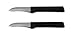 Rada Cutlery Granny Paring Knife, Black Handle, Pack of 2