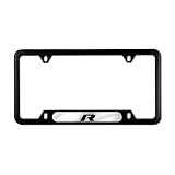 Black R Line Stainless Steel License Plate Frame by Volkswagen