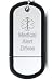 Medical Alert USB Flash Drive Dog Tag