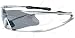 elegante X-LOOP ® Sportbrille Sonnenbrille Skibrille XL 130 - in vielen Farben am Lager - incl. Microfaserputztuch und Taftschutzbeutel