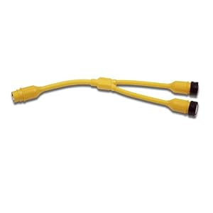 Marinco 154AY Marine Electrical Shore Power Y Adapter (50-Amp 125 250-Volt Locking Male to Double 50-Amp 125-Volt Locking Female with... by
