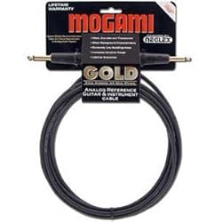 Mogami Gold Instrument 25 Guitar/Instrument Cable Straight Ends 25 feet