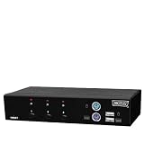 Digitus KVM Switch DVI 1U 3PCs USB+PS2