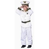 Navy Admiral Deluxe Child Costume
